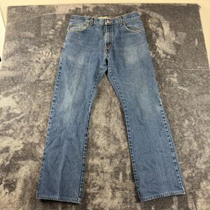 Levi's 517 Bootcut Blue Denim Jeans Men's 34X32 (33X31) Cowboy Western